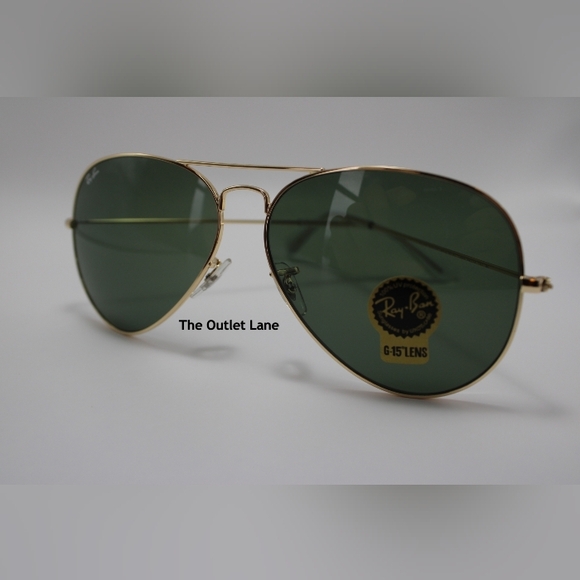 Model Display RayBan Aviator Green RB3025 G15 - Picture 4 of 16